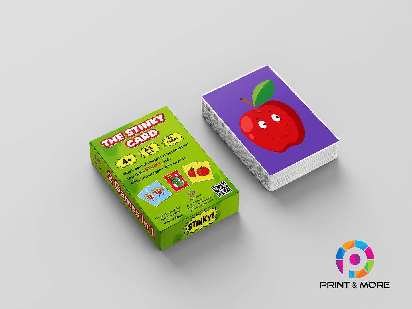 THE STINKY CARD - 2 GAMES IN 1