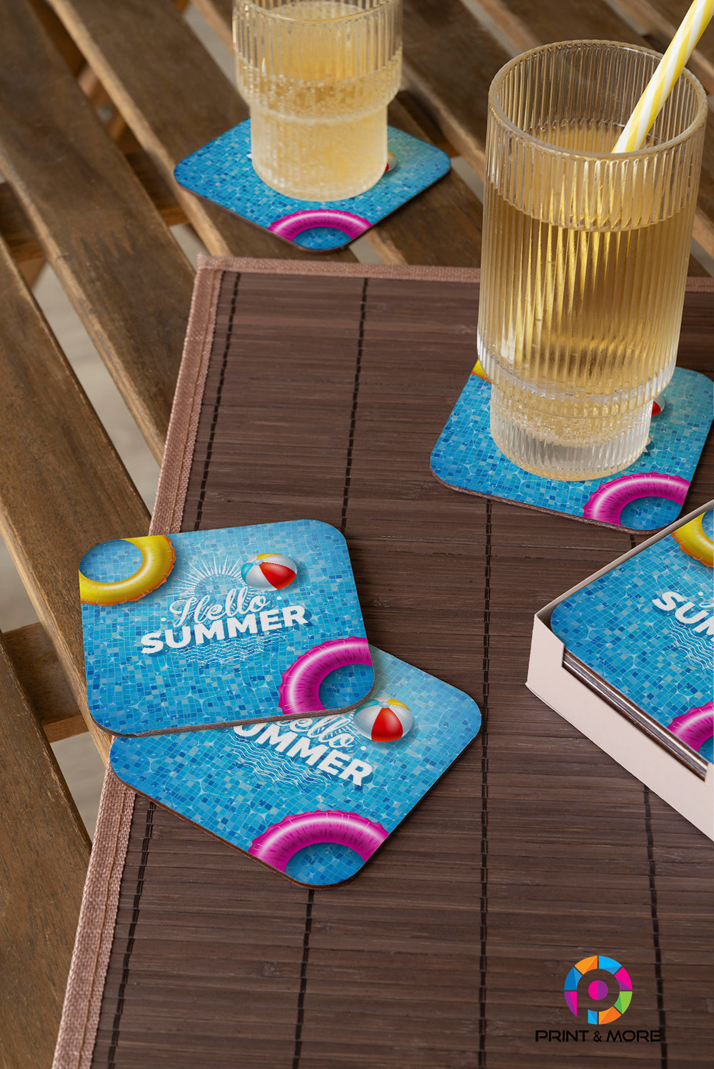 Summer Acrylic Coaster - Design 2