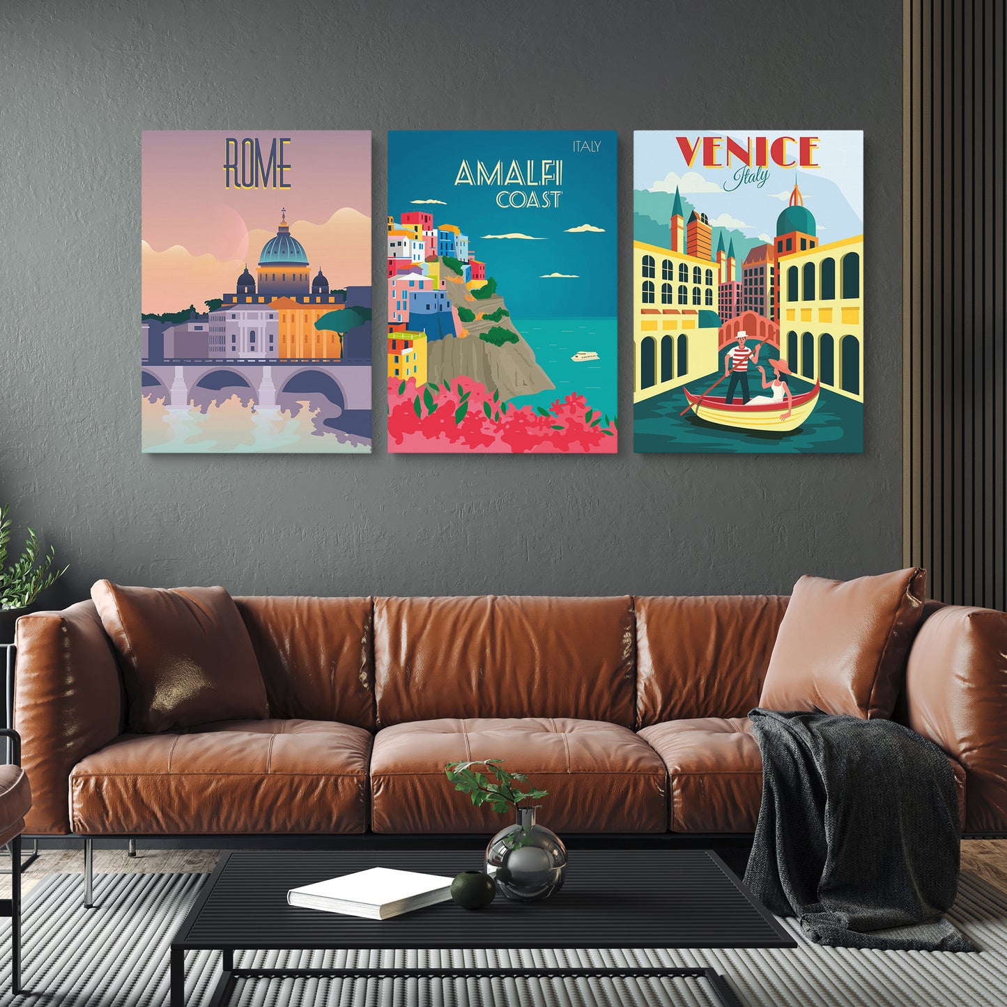 Collection "Rome", "Amalfi Coast" & "Venice" - Italy
