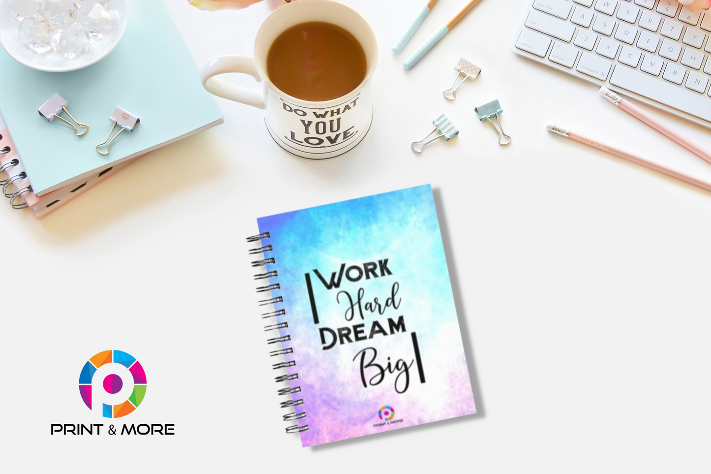 WORK Hard DREAM Big- Notebook
