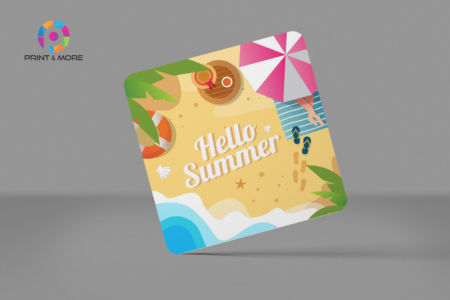 Summer Acrylic Coaster - Design 6